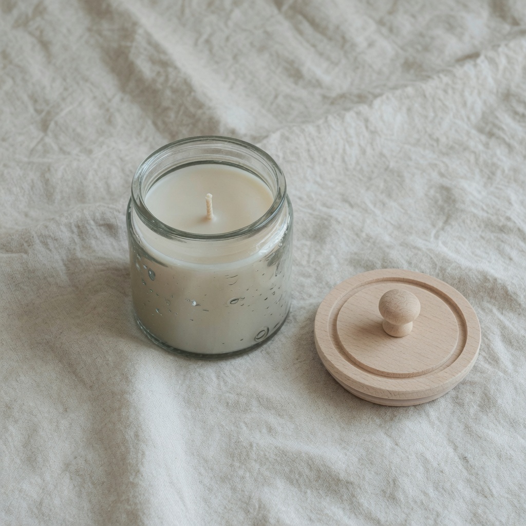 River Stone Bowl Candle