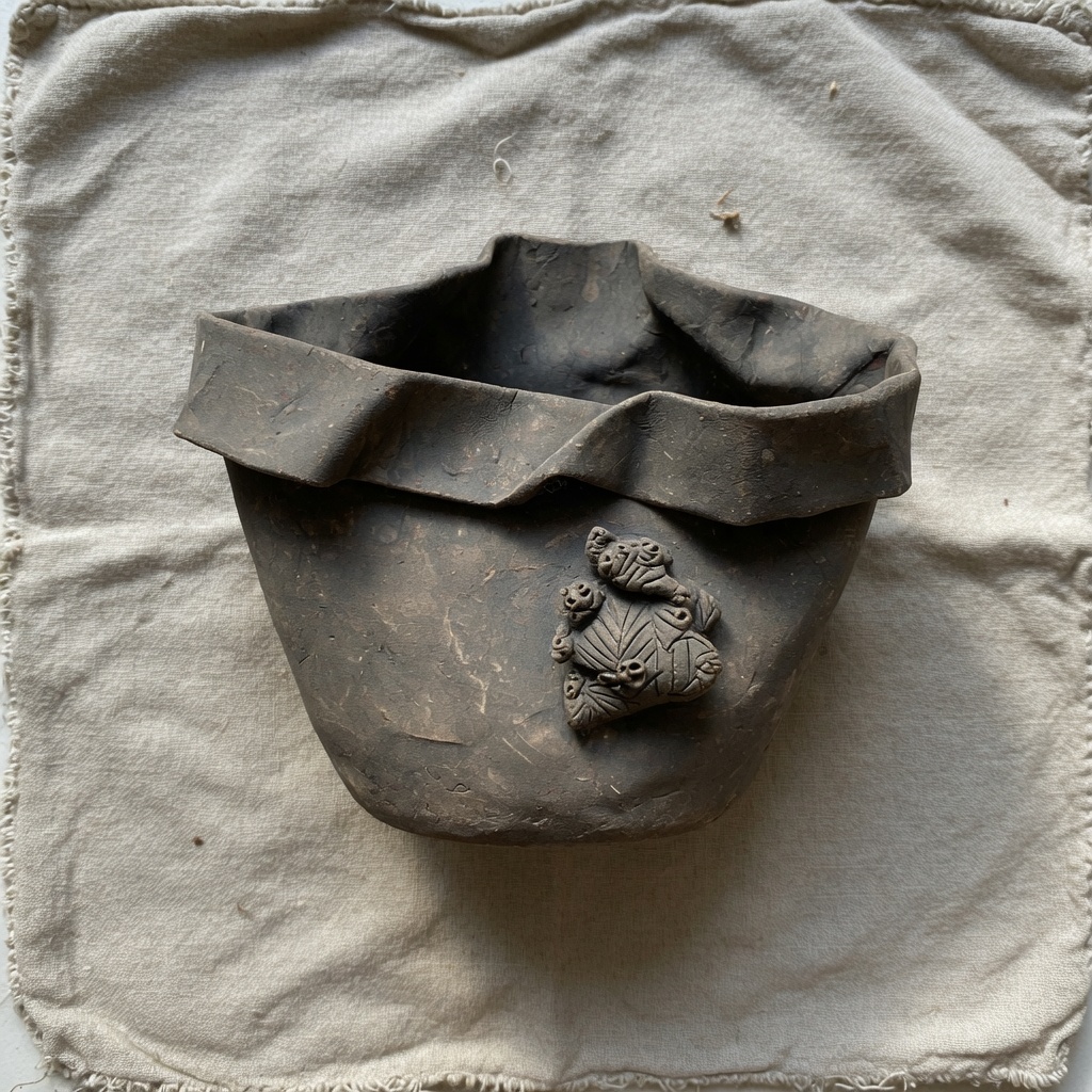 Folded Clay Vessel